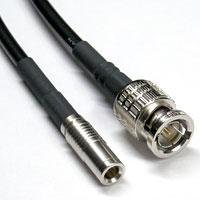 Custom Cable Connection 3 Foot Canare BNC to DIN 1.0/2.3 SDI 3GHZ 75 Ohm L-4CFB Cable