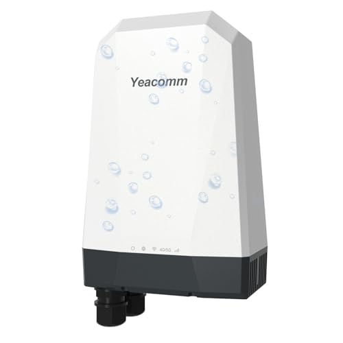 Image of 5G Outdoor Router IP67 Waterproof, 5G NR SA /NSA Modem Outdoor CPE with Dual Sim Card Slots Gateway /Bridge /Wireless,Qualcomm SDX62,4 x 4 MIMO,802.3af POE,Band Lock,VPN,Global Version