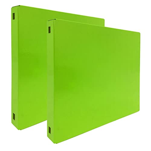 PROREGAL 2x Memoboard aus Stahl geschlossen | HxBxT 30x30x3,5cm | Grün | Wandtafel Trägersystem Magnettafel Lochblech