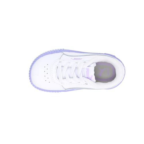 PUMA Toddler Girls Carina 2.0 Speckle Fade Slip On Sneakers Shoes Casual - Purple, White4