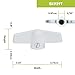 Ideal Security Inc. SK929T Tee Window Crank Handle, White, 4-Pack for 11/32” Splines, Fits Most Operators, 4 Pack