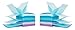 Staples Stickies Pop-Up Sticky Note Pads - Assorted Watercolors - 3 x 3-inches - 6 Pads per Pack (2 Packs)