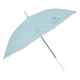 小川(Ogawa) キッズ長傘 子供日傘 昨年話題となった子供日傘のパイオニア 先端が丸いT型露先 UVカット率＆遮光率99.9％以上 遮熱加工 抗菌加工 抗菌手元 はっ水 OLIVE des OLIVE オリーブデオリーブ 適用身長150cm 親骨58cm 花柄 総柄 ミント 晴雨兼用 ジャンプ式 チャイルドパラソル チャイパラ 70974