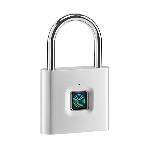 Serratura Smart, Lucchetto for impronte digitali Tuya Smart Sicurezza domestica Antifurto Telecomando impermeabile Alimentazione a batteria Serratura senza chiave USB ,Smart Lock Facile da Installare(