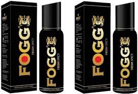 Image of Fogg Fresh Spicy Black Series Fragrance Body Spray Pack of 2 Combo (120ML each) Perfume Body Spray - For Men & Women (240 ml, Pack of 2)