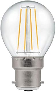 Crompton LED 5W B22 BC Dimmable Filament Golf Ball 2700K Warm