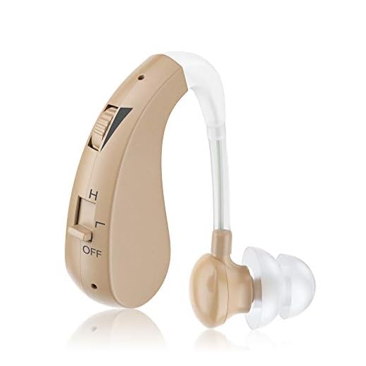 Rechargeable Digital Hearing Amplifiers, Personal Sound Amplifiers with Noise Reduction Fit Both Ears for Adults and Seniors, Hearing Aid Cleaning Kit Included