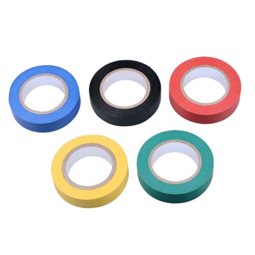 ARTSEWPLY PVC Electrical Insulation Tape Red Adhesive Vinyl Tape Flame Resistant for Industrial Home Wiring Harness and High-voltage Cable Repair