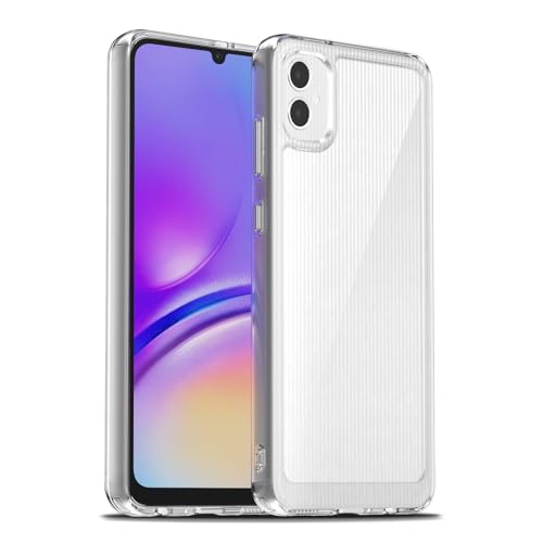 Image of Case for Samsung Galaxy A05, Military Grade Drop Protection Phone Case, Yellowing Resistant, Anti-Scratch Hard PC Back, Shockproof Hard Ultra-Thin Protective Cover, Clear