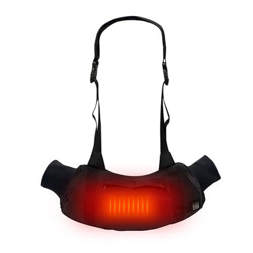 XCPHGFM Muff de mão aquecido ajustável com temperatura externa USB recarregável aquecedor de mão para acampamento de pesca no gelo