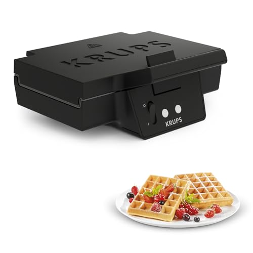 Krups Sandwichmaker, für perfekt zubereitete Sandwichtoasts in Dreiecksform, antihaftbeschichtete...