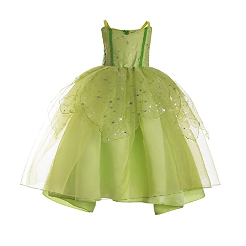 Vestido de Hada para Niñas con Alas de Mariposa Tinkerbell miniatura 1