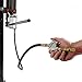 Black Widow 20 Ton Air-Operated Steel H-Frame Garage Adjustable Shop Press with Plates and Pressure Gauge 20T