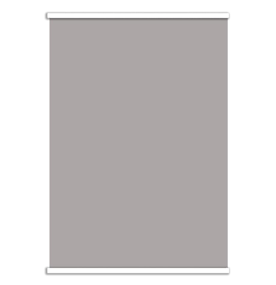 Generico 2 Stecche Bianche per Poster 50 cm in plastica + 2 Ganci