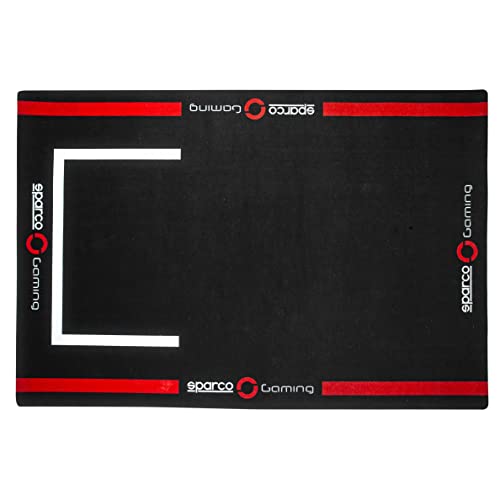 Sparco Tappeto Cockpit 180 X 120 Mm Nero/Rosso