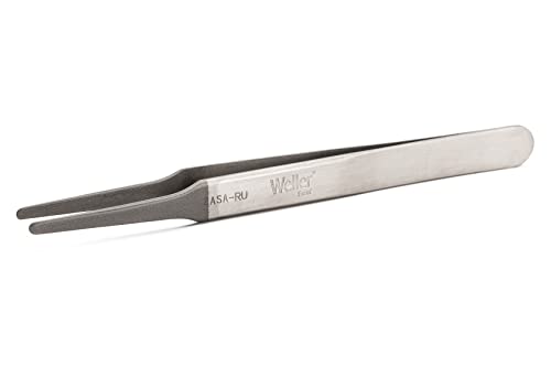 Weller Erem 7Sasl Pinzette Di Precisione, Curve, Alleggerite, A Punta Fine