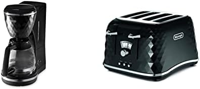 De'Longhi Brilliante Filter Coffee Maker- ICMJ210.BK, Black