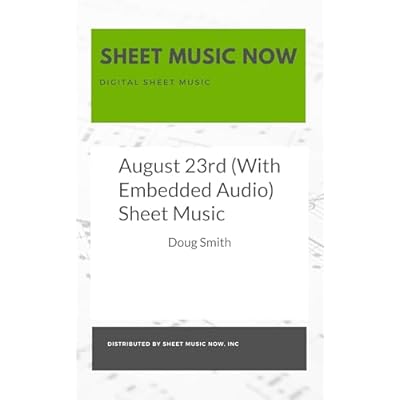 August 23rd (With Embedded Audio) Sheet Music