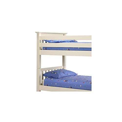 Julian Bowen Barcelona Kids Bunk Bed In Stone White Kids Beds UK