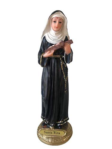 Santa Rita De Cascia Estatua Religiosa de Resina 8"