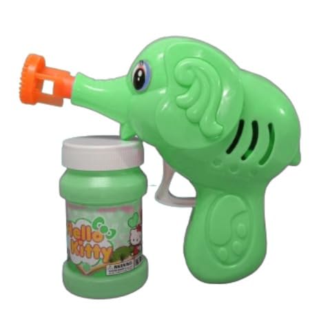 Elephant Bubble Gun with Bubble Liquid Bottle Toy for Kids Made It with Hand Pressing Fun Loading for Boys/Girls – Multi Colors. (Pack of 4, Green) (B0D9QCSPYP) Amazon Price History, Amazon Price Tracker