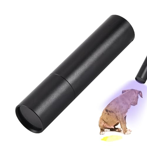 bellv Lampe de poche UV à lumière noire – 3 modes de lumière UV – Lumières noires UV pour le durcissement de la résine et les taches sèches pour la détection des taches d'animaux, le nettoyage de la