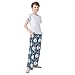 Pajama Pants Sport Baseball Star Blue Stipes Long Sleep Pants Lounge Bottoms
