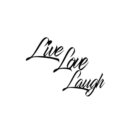 Décoration murale en bois de salon style Live Love Laugh
