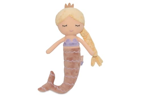 Jollein Stoffpuppe Kuschelpuppe - Mermaid Ella - 100% Polyester - 32x10x6cm...