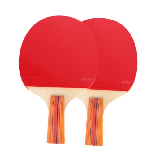 MUSISALY 1Set Table Tennis Racket with Slip Grip Rackets Balls for All Ages for Training Tournaments Random Handle Color
