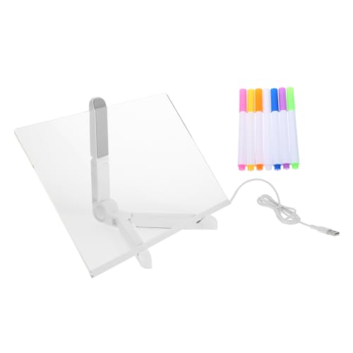 Tableau mémo lumineux effaçable transparent pour ne plus jamais oublier vos rendez-vous