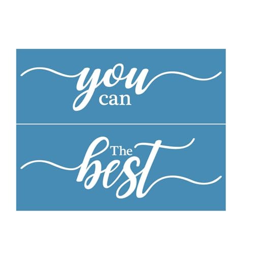 MANGOUSONG Screen Printing Kit,22x28cm Self-Adhesive Silk Screen Printing Stencil Mesh Screen Stencils Reusable Canvas Bag Print Washable Reusable Style 4