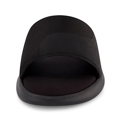 CUSHIONAIRE Women's Eva Memory Foam slide Sandal with +Comfort3