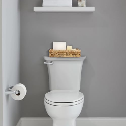 Organizador de servilletas rectangular pequeño y bandeja trenzada con asas 6
