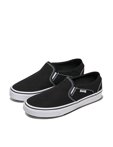 Image of Vans Women's Asher Slip-On Shoe - Comfortable Sneakers for Walking, Fashion & Everyday Wear