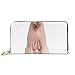 Produktbild JHGFG Mode Handtasche Reißverschluss Brieftasche Sphynx Hairless Cat 4 Jahre alte Telefonkupplung Geldbörse Abendkupplung Blocking Leder Brieftasche Multi Card Organizer