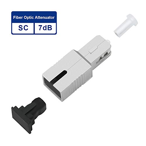 Flyprofiber Sc Attenuator 7Db, Sc/Upc Single Mode Fixed Fiber Optic Attenuator, Sc Male To Female, 7Db-2Pack #TOP4