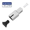 FLYPROFiber- SC Attenuator 7dB, SC/UPC Single Mode Fixed Fiber Optic Attenuator, SC Male to Female, 7dB-2pack