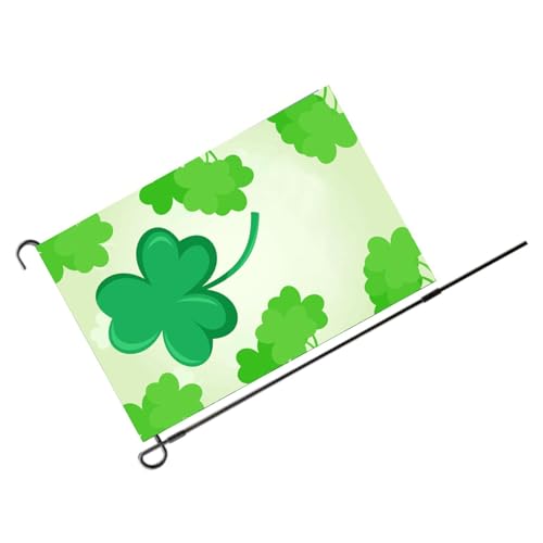 Drapeau de Jardin de la Saint-Patrick Double Face Vert