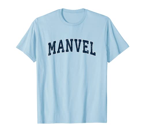 Manvel Texas TX - Design sportivo vintage Maglietta