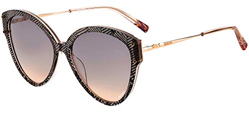Taglia 59/16/145 Missoni Occhiali da Sole MIS 0004/S Black Pattern/Grey Orange Shaded 59/16/145 donna