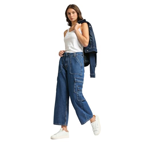 Image of Pepe Jeans Women's Mid Rise Straight Jeans