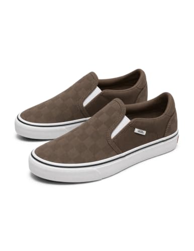 Image of Vans Mens Asher Deluxe Slip-on Shoe | Comfortable Sneakers for Fashion, Walking & Everyday Wear