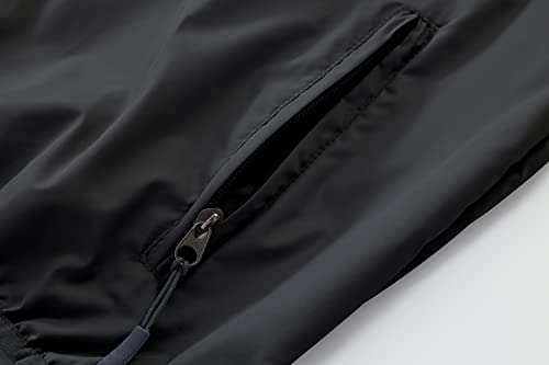 Image of Women's Lightweight Waterproof Jacket Packable Windbreaker Running Coat