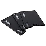 WallTrust Funda Protectora RFID para Tarjetas de cr  dito  Juego de 3  Negro
