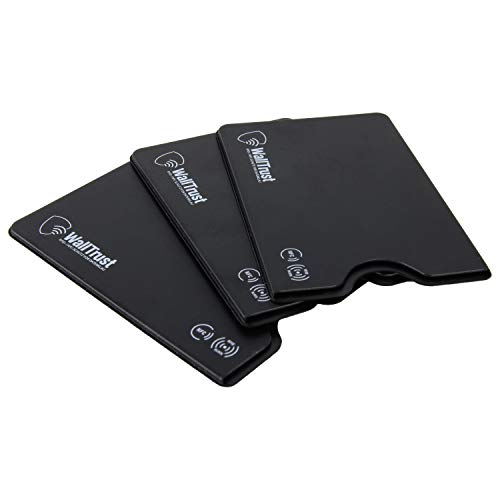 WallTrust Housse de Protection RFID pour Cartes de crédit, Lot de 3, Noires - Image 6