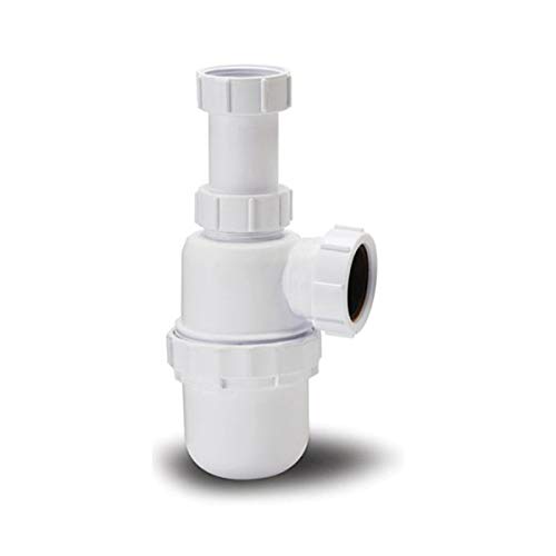 40Mm 1 1/2" Telescopic Waste Bottle Trap (76Mm Seal) Bathroom Kitchen Basin Sink