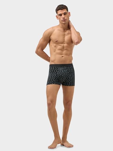 Image of Bummer Men's Premium Cotton Underwear | Fine Combed Cotton with Elastane for Stretch | Ultra Breathable Innerwear | Soft Fabric & No-Roll Waistband | Printed Trunks & Inner Combo for Men