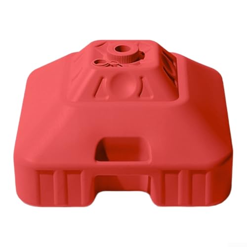 Base de parasol remplie d'eau 30L : support de parasol blanc et robuste pour terrasse