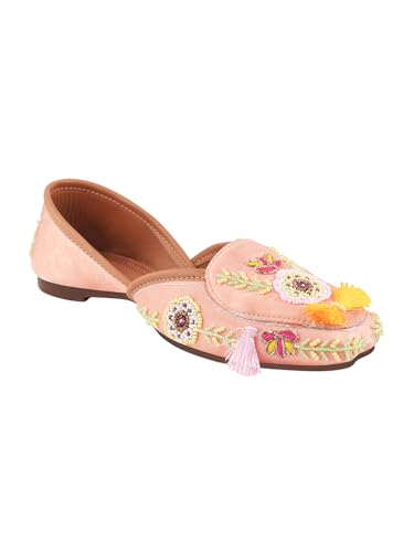 Image of SilverArrow Traditional Style, Modern Comfort Jutti Comfortable Flat Fancy Bellies for Womens and Girls
